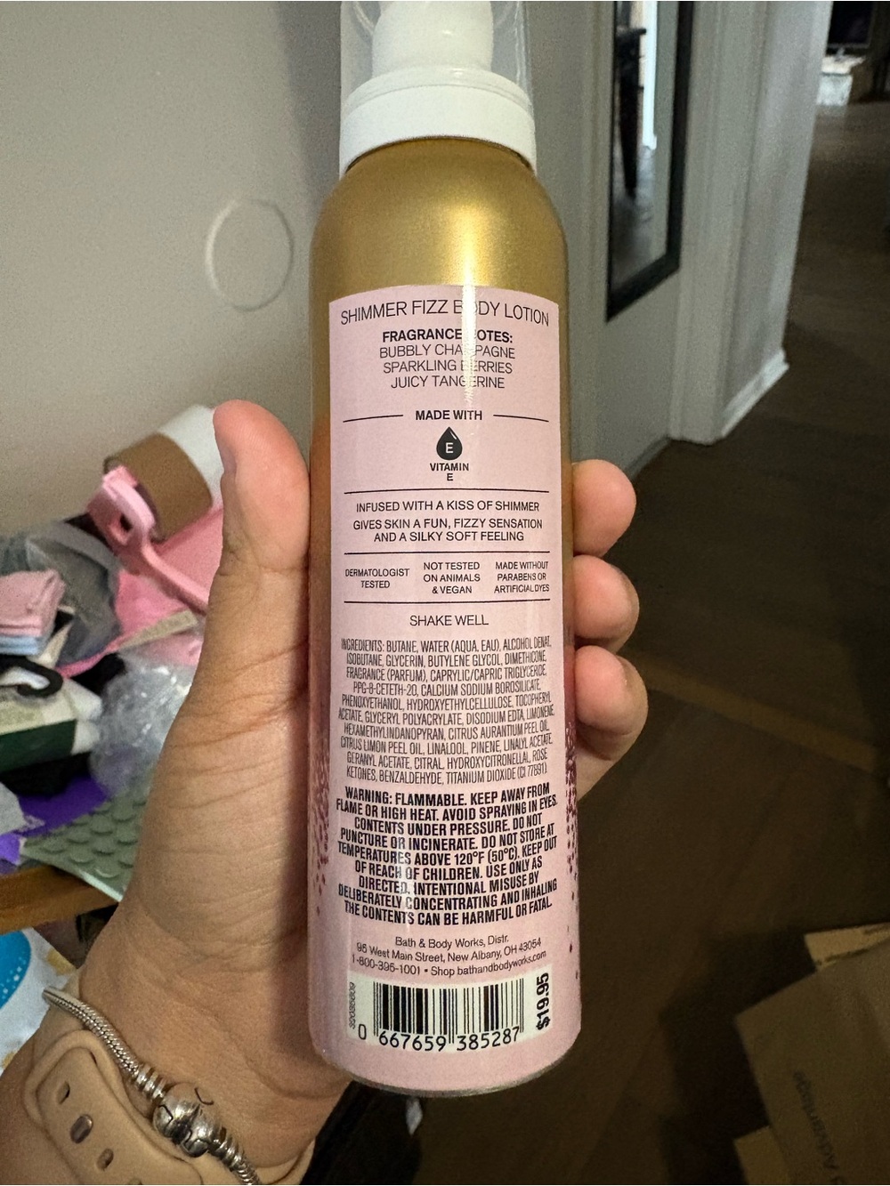 Champagne Toast Shimmer Fizz Body Lotion - Picture 6 of 6